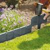 20pcs Garden Supplies Plastic Fence Flower Pot Decoration Pathway Ornaments Lawn Border Fencing Easy To Use