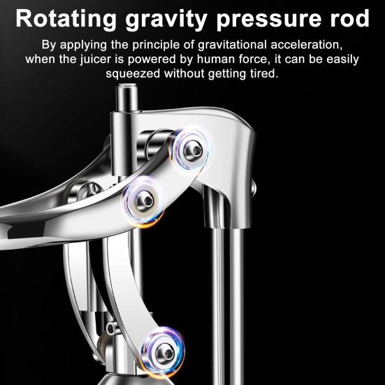 Ruční odšťavňovač citrusů Odolný lis na citrony Nerezová ocel Lis na limetkovou šťávu Neelektrický extraktor ovocné šťávy