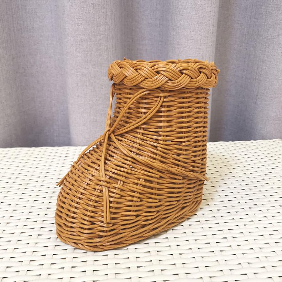 Cesta de Armazenamento Cesta de Frutas Estante de Mesa de Centro para Sala de Estar Criativa Moderna Casa Plástico Cestas de Vime Decorativas de Mesa