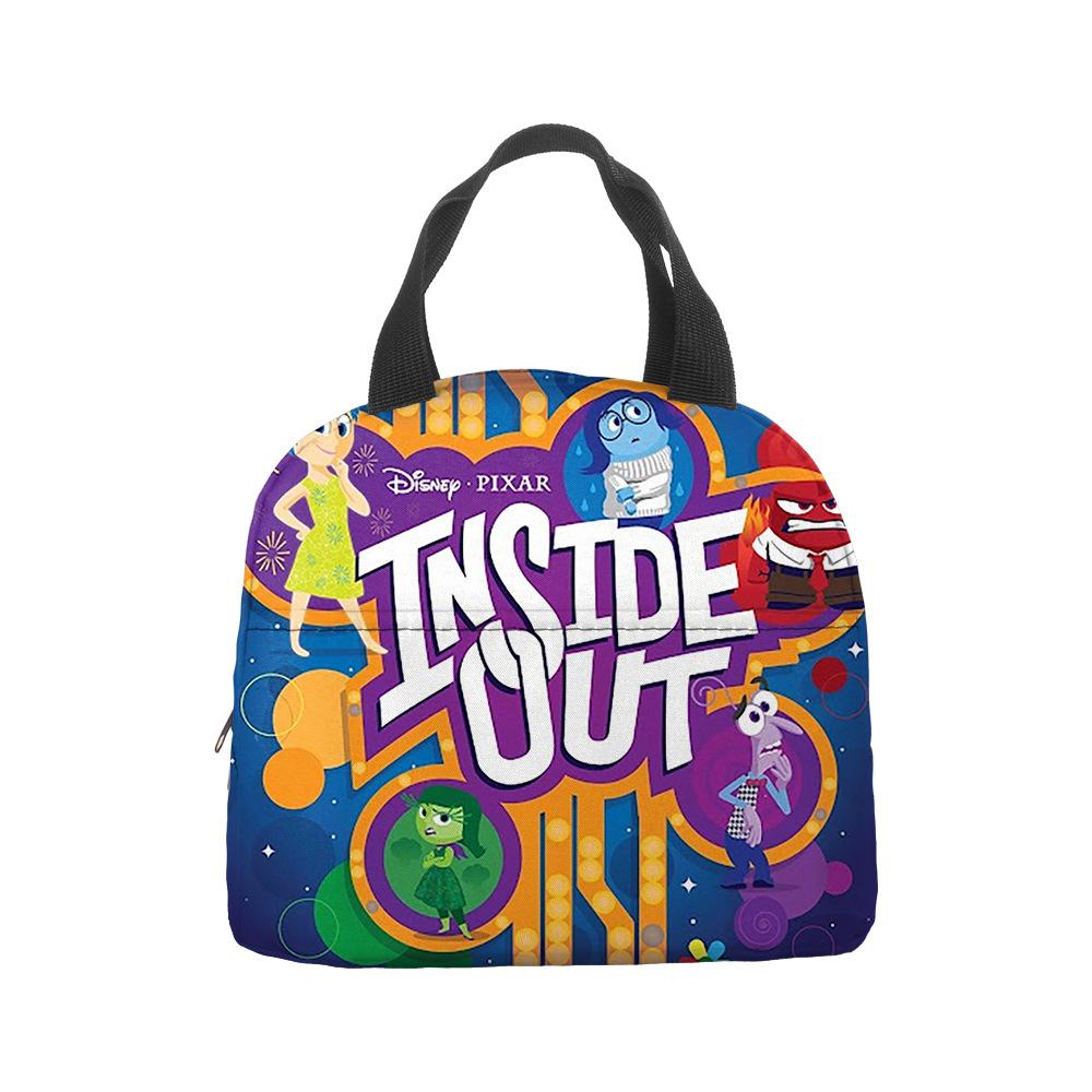 Mind Secret Service 2Inside Out 2 Plush Insulated Lunch Box Bag Portable Foil Ice Bag Picnic Bag
