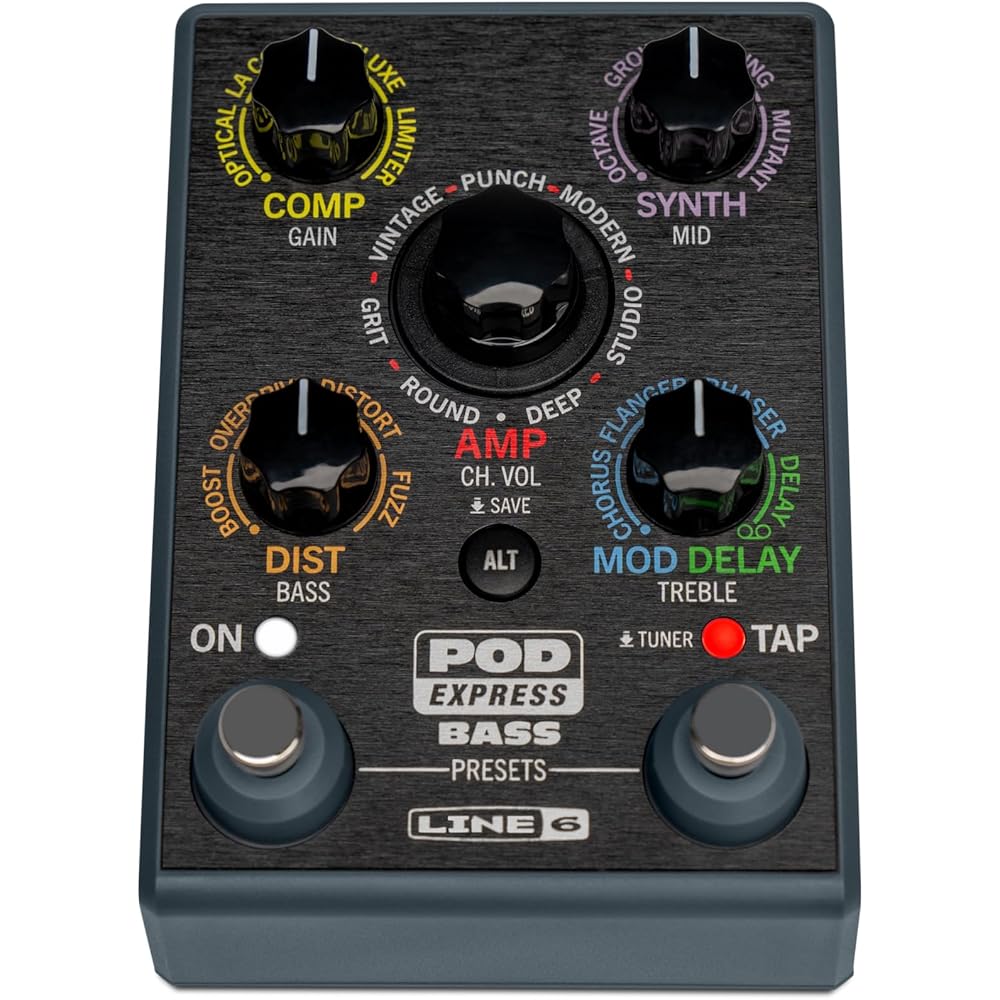 Line 6 Amp Simulator Amp/Effects Processor Multi Effector POD EXPRESS BASS Red