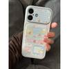 The Fun Miffy Full-screen Phone Is Suitable for iPhone 16 Pro Max and iPhone 17 Phone Case, Electroplated Window Sticker, Leather Phone