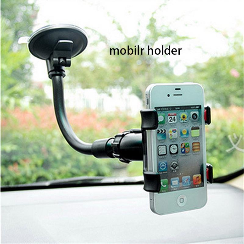 Kreative Auto-Lüftungsschlitz-Handyhalterung mit flexiblem Schwanenhals-Saugfuß