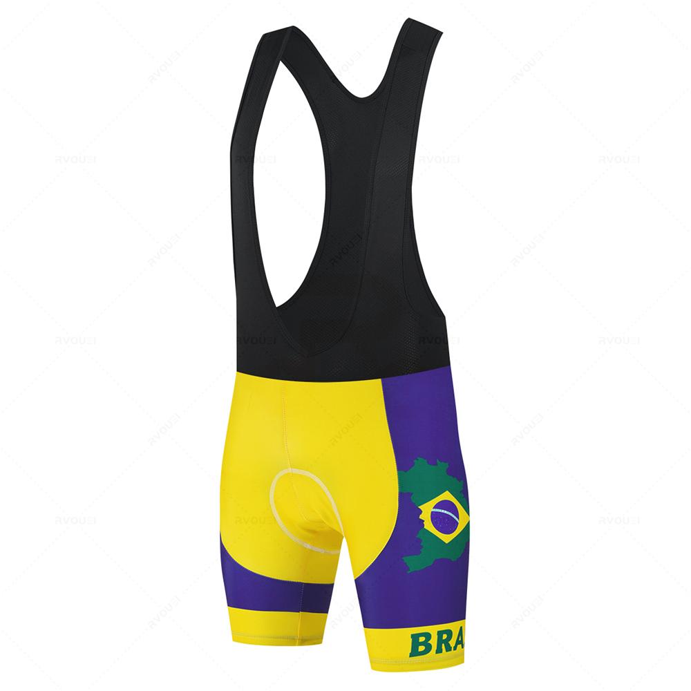 Sada cyklistického dresu Brazílie Letní prodyšné oblečení na kolo MTB Uniforma Maillot Ropa Ciclismo Pánské oblečení na kolo Hombre