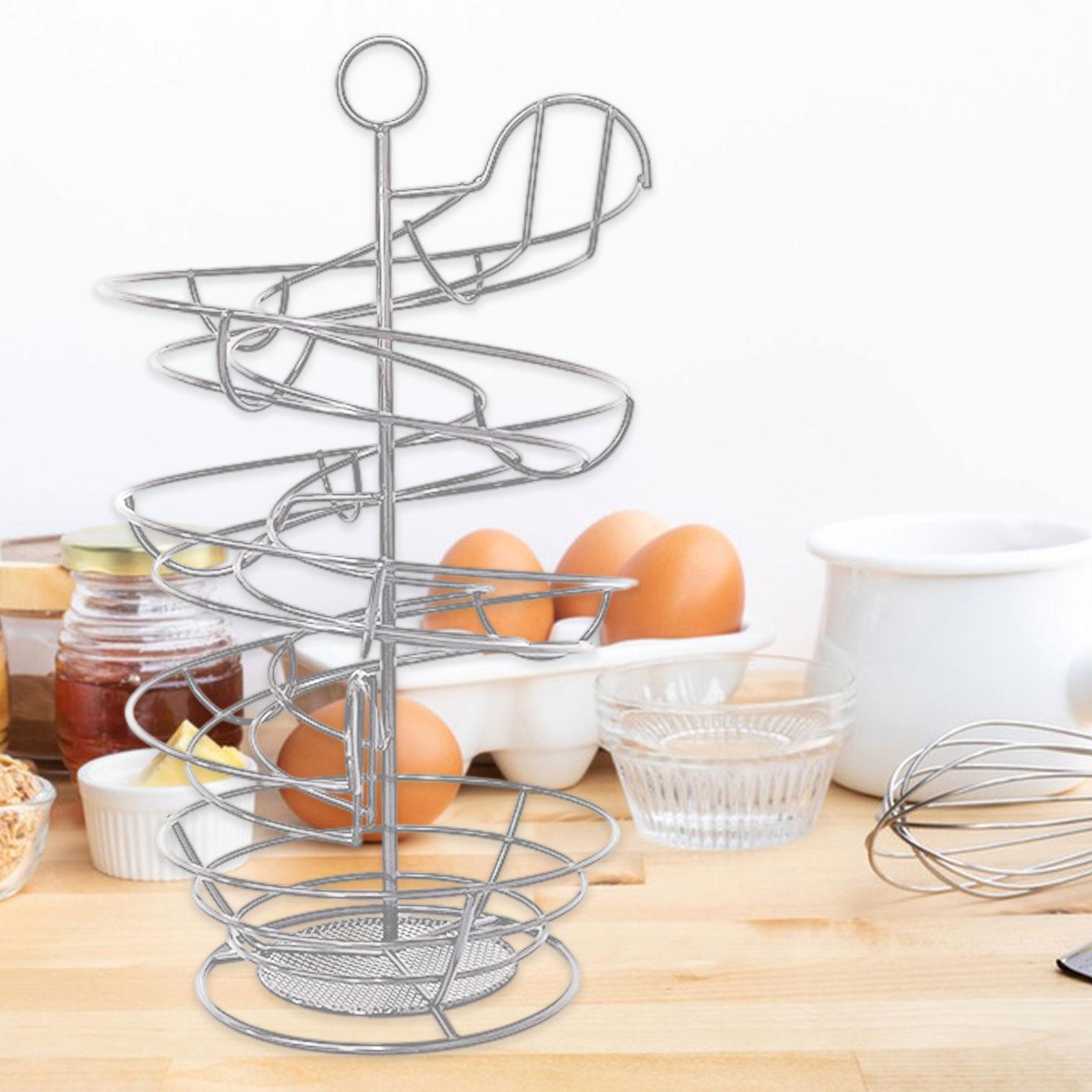 

Спиральный дизайн металлический стеллаж для яиц Skelter, стойка для хранения
