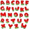Watermelon Letter Embroidery Cloth Sticker 26 English Letters Heat Transfer Patch Sticker Clothes Bag Decoration Stamp Boy Ironing