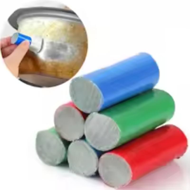 

Набор из 2 предметов Magic для удаления накипи и ржавчины из кастрюль и сковородок из нержавеющей стали, прочный и долговечный кухонный скребок, беспроводное питание, простота в использовании, разные цвета 8PCS