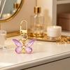 12 Pcs Butterfly Keychain with Thank You Cards And Bags Decorative Resin Charm Butterfly Gifts for Women Bridal Shower Baby Shower Birthday Party