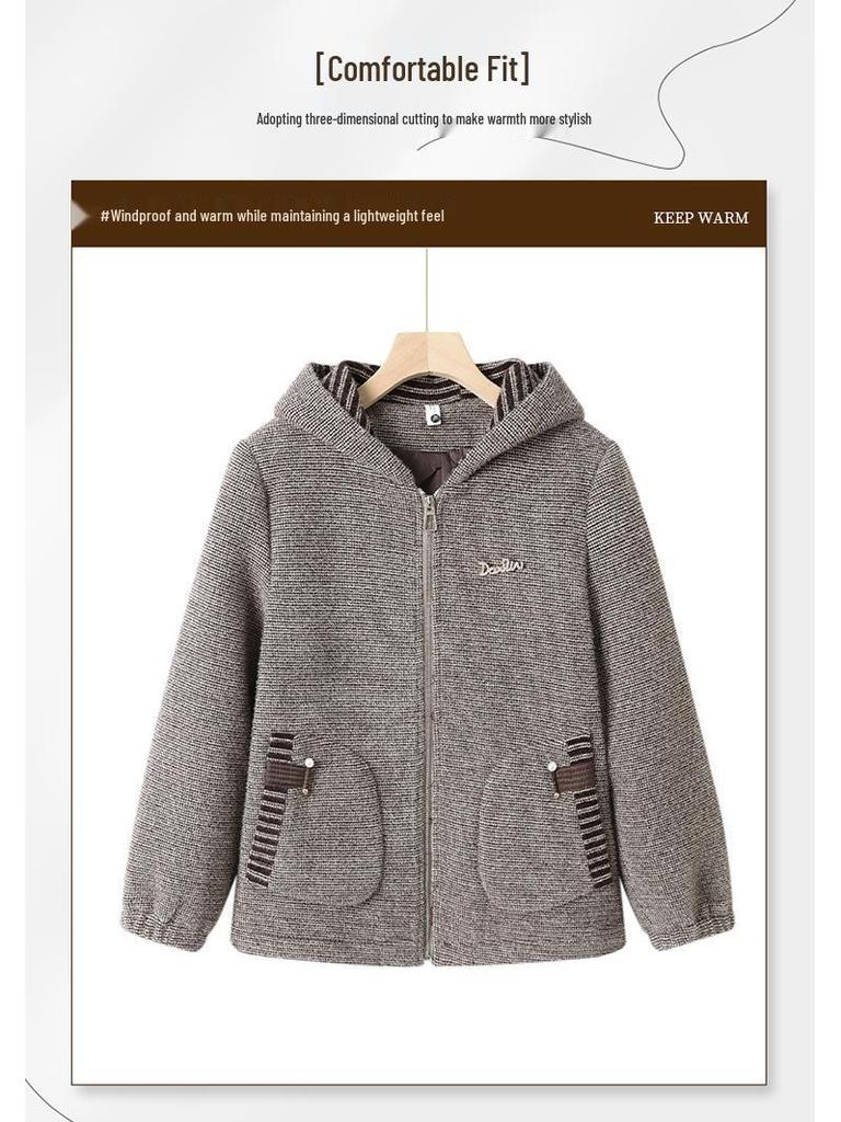 Herfst 2025 Stijlvolle Korte Nepbontjas voor Vrouwen van Middelbare Leeftijd en Ouder