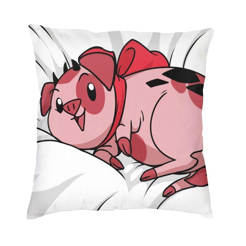 Moderno Hazbin Alastor Cuscino da Divano Buddy Copricuscino Morbido Cartone Animato Anime Federa Decorativa per la Casa