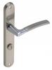 Internal Toilet Handle, Long Plate, Chrome