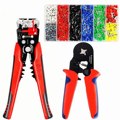Alicates multifunción para pelar cables, automáticos, para electricistas domésticos, 1200 unidades, terminales y herramientas para pelar cables
