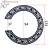 (YOUU06)IRIN 94mm 104mm Hard PVC Guitar Circle Sound Hole Rosette Inlay Decal Sticker for Acoustic Guitars Decal Parts Accessory