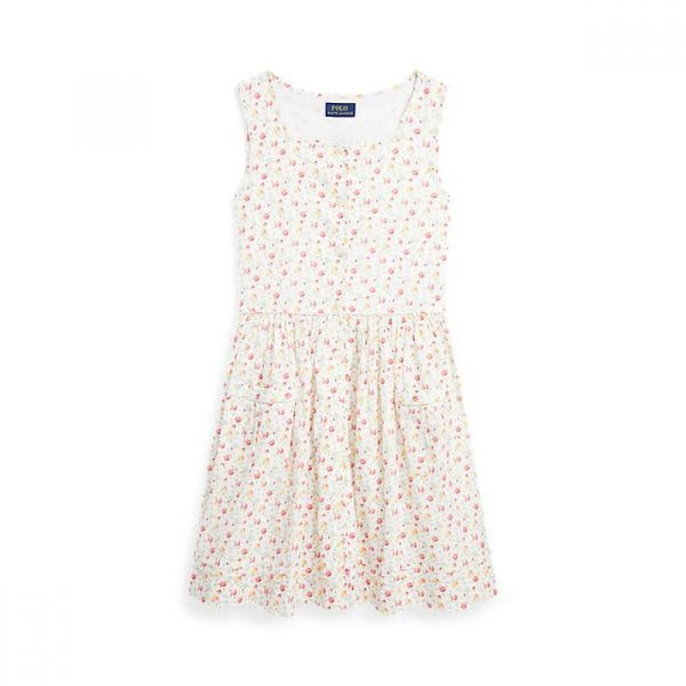 Polo Polo Kids Girls 7 16 Floral Linen Cotton Dress Cwpodrsg3d20555999 8