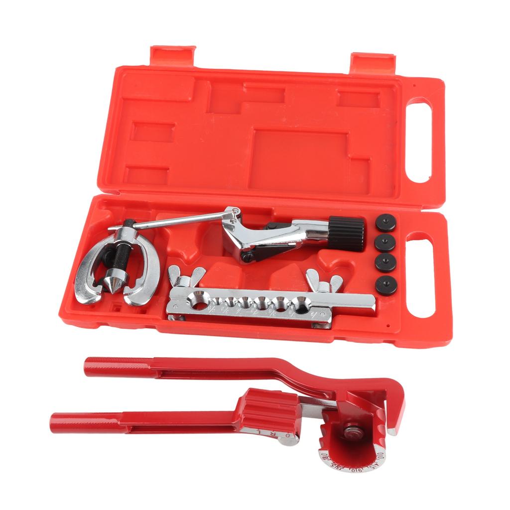 Pipe Flaring Kit Accurately Bend Professional Easy To Use Complete Tube Flaring Kit Heavy Duty with Cutter for Repair