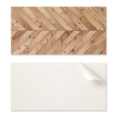 Kafelki Dekoracyjne Winylowe Samoprzylepne Z Nadrukiem Wzór Desek W Układzie Skośnym 10X40X20 Cm