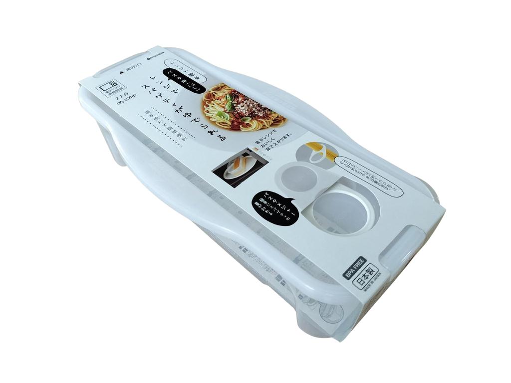 Inomata Chemical Microwave Pasta Clear White 1714