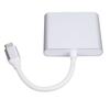 3 In 1 Type C Hub 8K Display Port USB PD Fast Charging Adapter Multiport Docking Station for Laptop Phone