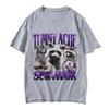 Survivant de Mal de Ventre Raton Laveur Vintage T-shirts Meme Drôles Femmes Décontracté Surdimensionné Streetwear Femmes Manches Courtes Vintage Graphique Y2K
