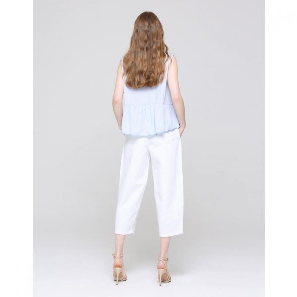 SON JUNG WAN Frill Stripe Sleeveless Blouse Zdh6262040
