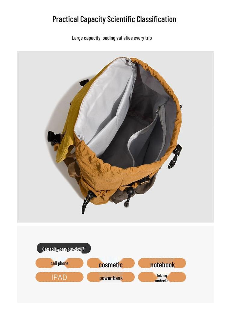 High-Value Lightweight Sports Backpack for Hiking, Travel & Students - Large Capacity, Durable Outdoor Bookbag