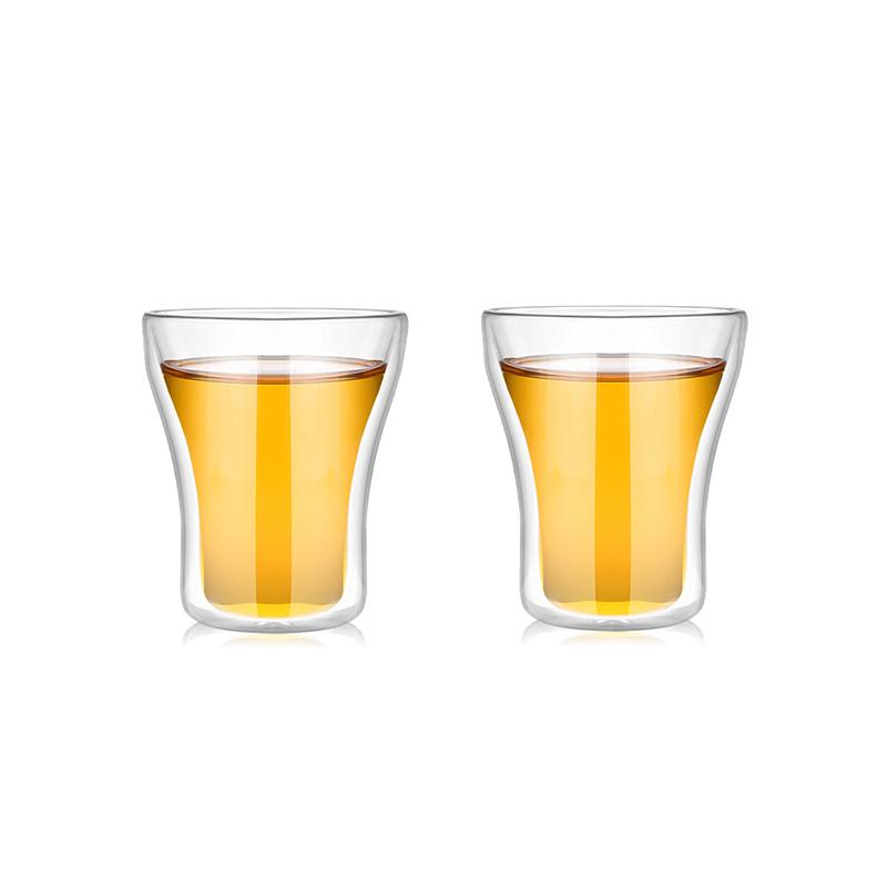 1/2/4pcs Clear Double Wall Glass Cup Breakfast Mug High Borosilicate Glass Insulated Coffee Tea Cup Tea Drink Cups