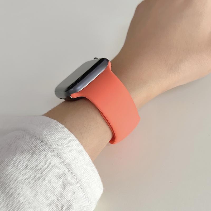 Straps For Watch 10 46 Mm 49mm 44 Mm 45mm 40mm 42mm 41mm 38mm Sport Bracelet iWatch Series 9 8 7 SE Ultra 2 Silicone Band
