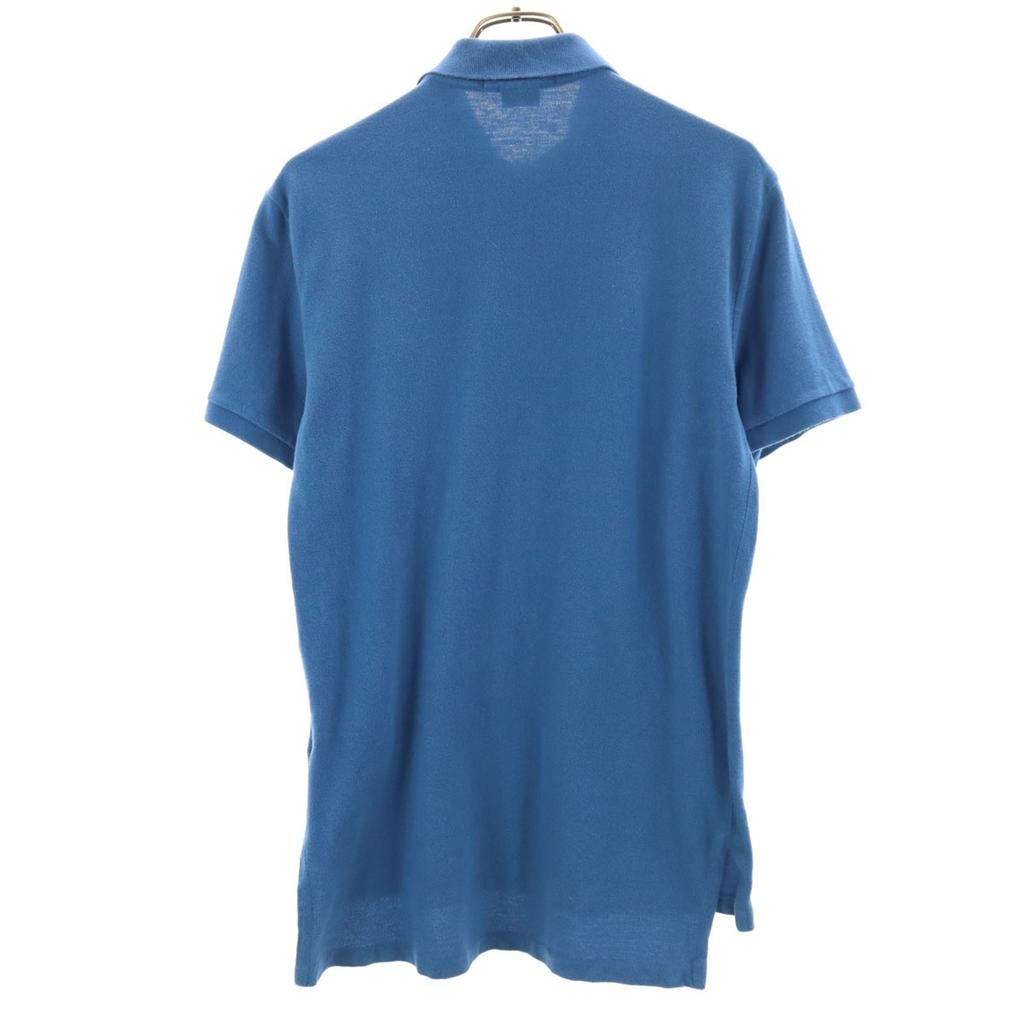 Polo von Ralph Lauren Kurzarm Custom Fit Poloshirt S blau Rehbraun Herren Gebraucht