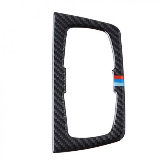 Luxury Carbon Fiber Headlight Switch Interior Trim Sticker For BMW 3 4 F30 F34