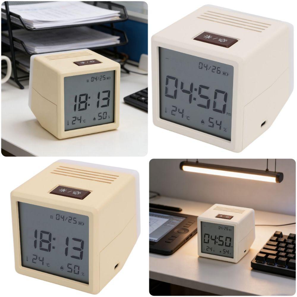 USB Charging Digital Alarm Clock Multifunctinal Night Light Clock Smart Alarm Clock Home Office