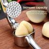 Sinklegering Hvitløkspresse Ergonomisk håndtak Hvitløkspresser Bærbar finmasket hvitløksknuser Kjøkken Gadget