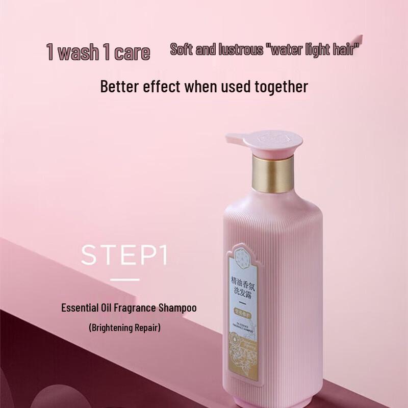 Three Flowers Essential Oil Hair Care Set