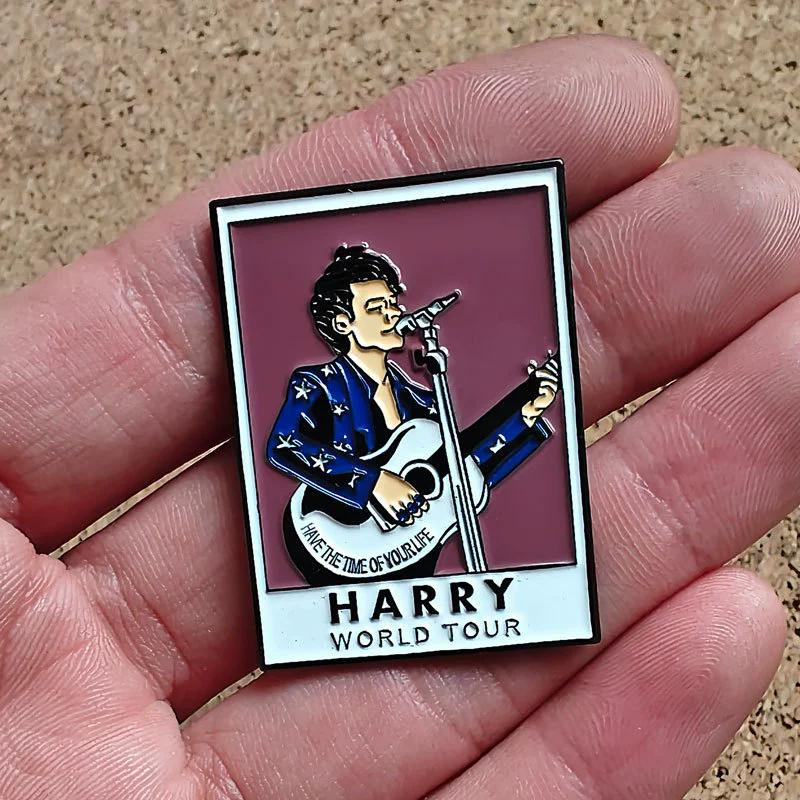 Popular Music Art Enamel Pins Rock Band Cartoon Brooches Backpack Decoration Lapel Badge Gifts For Good Friends