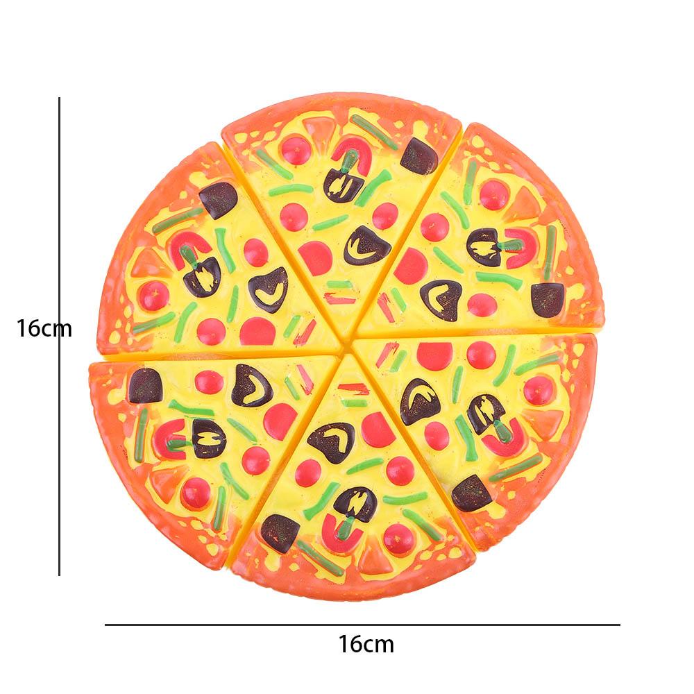 6 Pièces Petite Pizza Jouet Enfant Cuisine Simulation Fête Pizza Fast Food Jouet Alimentaire Pour Enfants