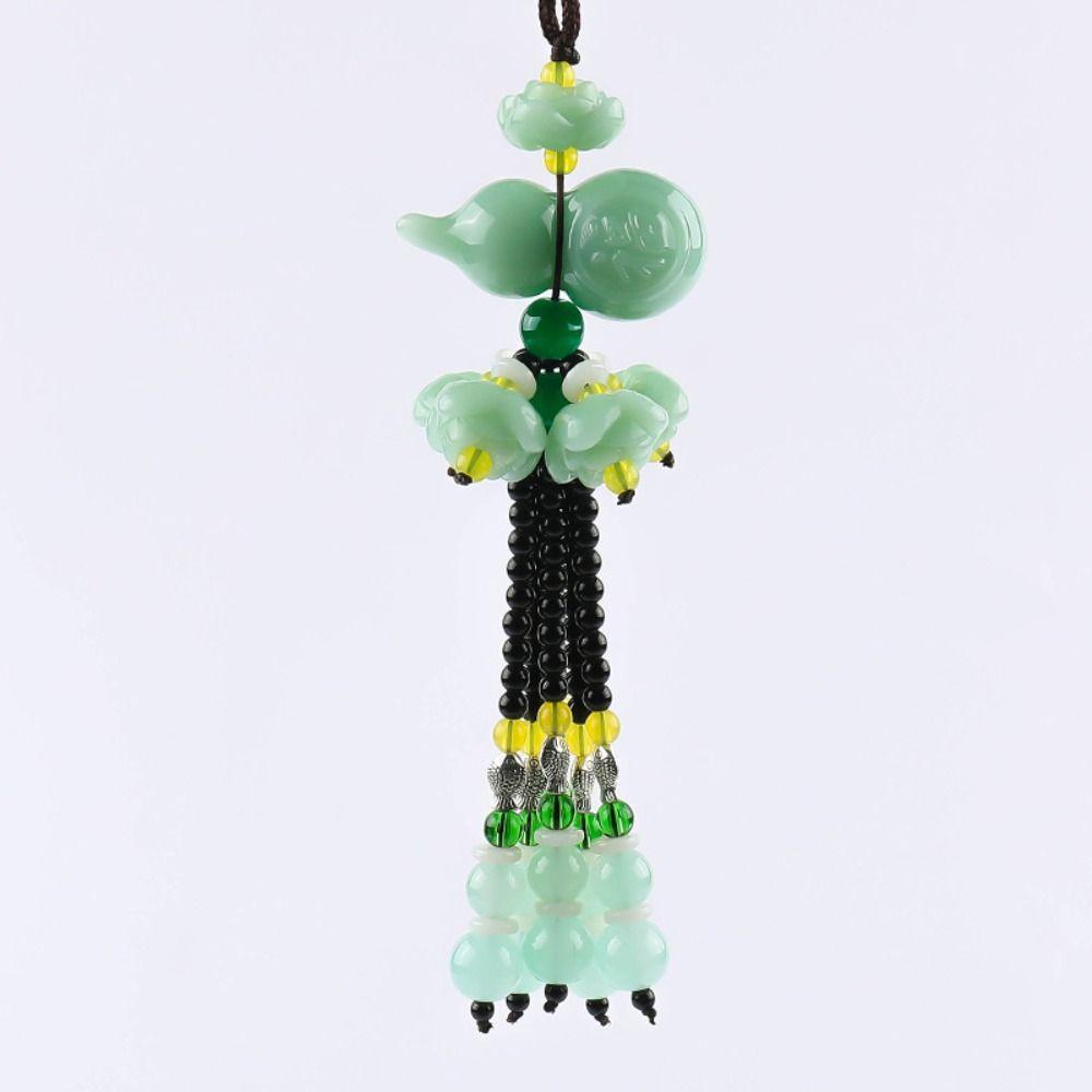 Chinese Handwork Car Chain Pendant Ethnic Style Car Interior Ornament  Car Key Ring