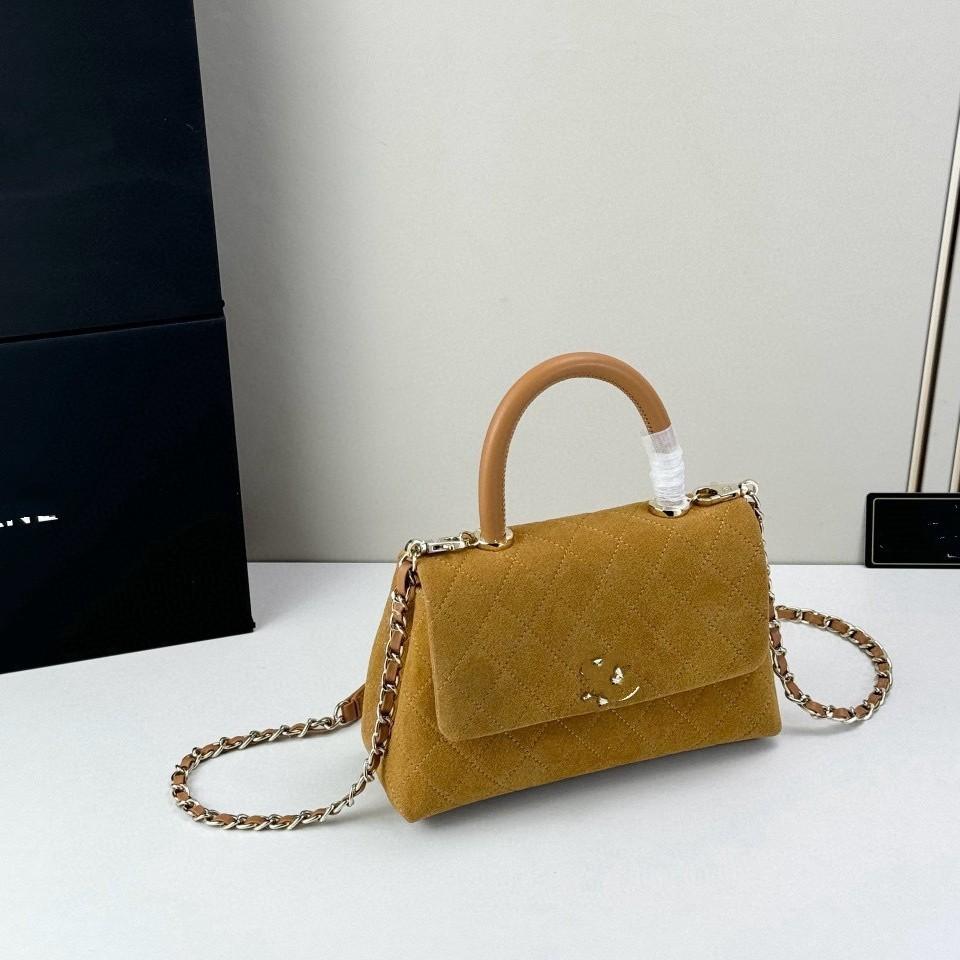 Kabelka s klopou Styl 2025 Diamantová mřížka Řetízek Jednoramenná Crossbody taška Vysoce kvalitní Módní Matná řada