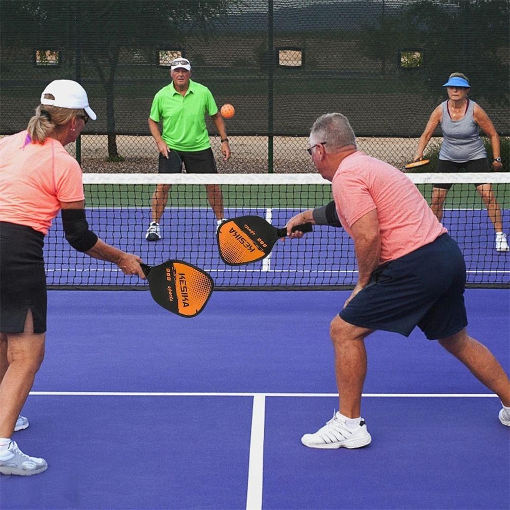 4 Pickleballs Pickle Paddles Rackets Set Non-slip Pickleball Paddles Men Women