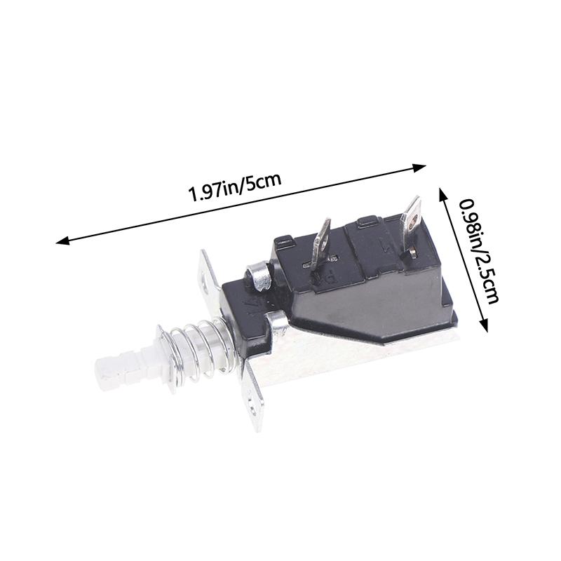 Heater Gear Switch 10A 250V Ac Spst 2 Pins Push Button Power Switch Kdc-A04-88 Since The Lock Kdc-A04