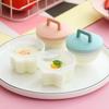 Cute and creative steamed food mold children's grilled food model kitchen food supplies compact storage 4-piece set