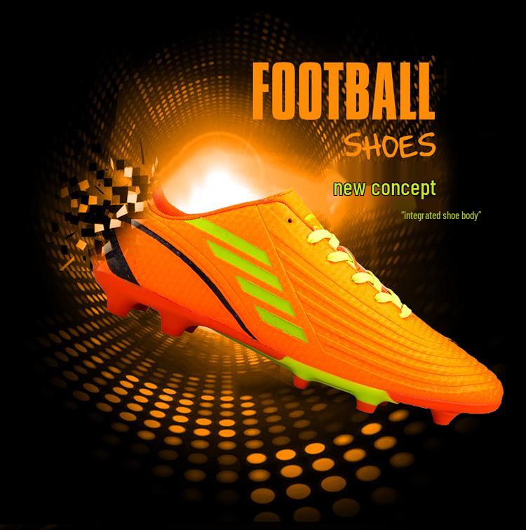 Youth & Adult Long Studs Football Shoes - Wear-Resistant Turf Sneakers for Outdoor Sports