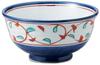 Arabesque Deep Bowl X 17 X Reinforced Setomonohonpo Hand-painted 5.5cm [17 8.7cm] Bowl, Porcelain,