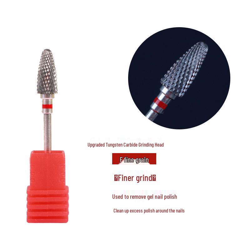 Tungsten Carbide Nail Drill Bit for Removing Dead Skin & Gel Polish - Durable Manicure Tool