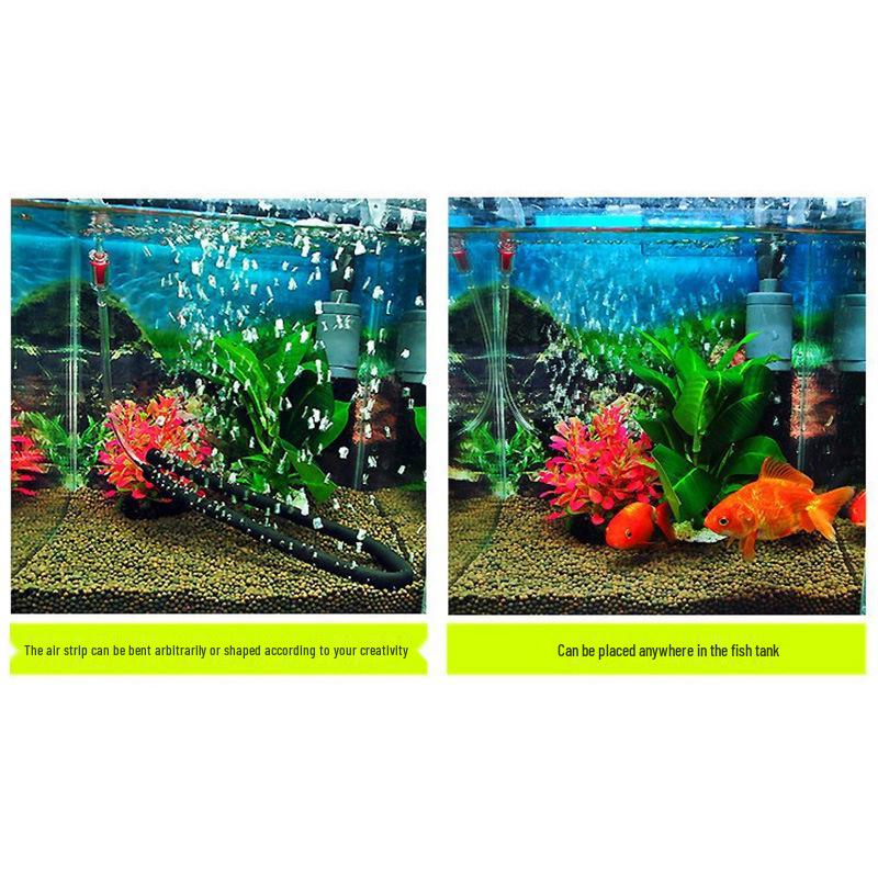 Oxygenating Bubble Bar for Aquarium: Soft Air Hose & Aerating Strip