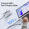 MCDODO CA-6740 2-in-1 USB-C Cable 100W Fast Charging Dual Type-C Ports Braided Cord 1.5m for Multiple Devices