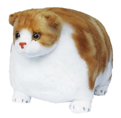 Lead Futocchi Zoo Cat Plush Toy Scottish Fold