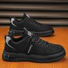 2025-Spring Men's Shoes New Breathable Work Safety Shoes Trendy Versatile Non-slip Sports Comfortable Eva Insoles Rubber Upper