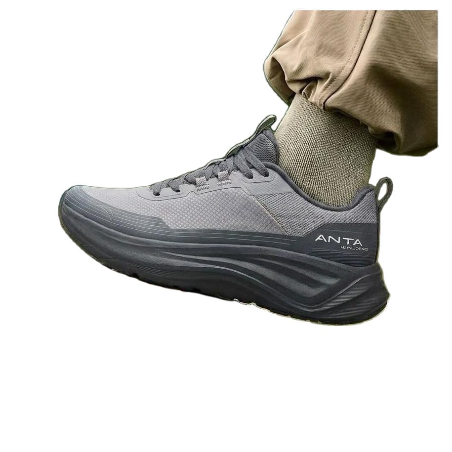 ANTA Running Shoes Men's Low-top Gray