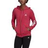 Adidas Printed Logo Zip-Up Hoodie Women Jackets Red GL0796
