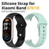 Für Xiaomi Band 8 9 10 Armband SmartWatch Zubehör Silikon Sport Ersatzarmband pulseira correa Für MiBand 10 Armband