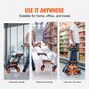 Folding Hand Truck, 309 Lbs Load Capacity, Aluminum Portable Cart, Convertible Hand Truck and Dolly with Telescoping Handle and PP+TPR Wheels, Ultra